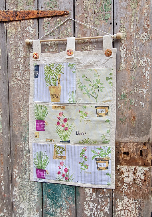 Herbal Wall Pocket Organizer